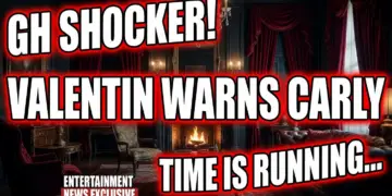 Gh shocker! Valentin warns carly: time is running out in port charles!
