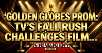 Golden globes prom: tv's fall rush challenges film dominance for awards spotlight