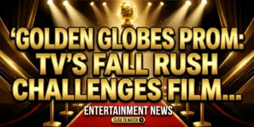 Golden globes prom: tv's fall rush challenges film dominance for awards spotlight
