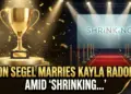 Jason segel marries kayla radomski amid 'shrinking' golden globe buzz