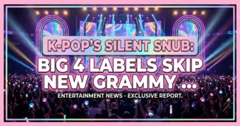 K-pop's silent snub: big 4 labels skip new grammy category
