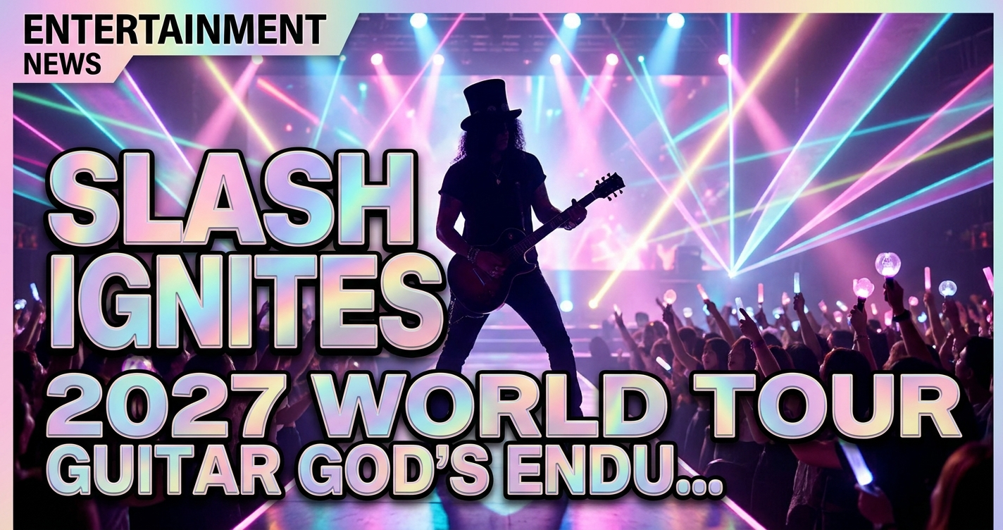 Slash ignites 2027 world tour: a guitar god's enduring legacy 1 Slash ignites 2027 world tour: a guitar god's enduring legacy