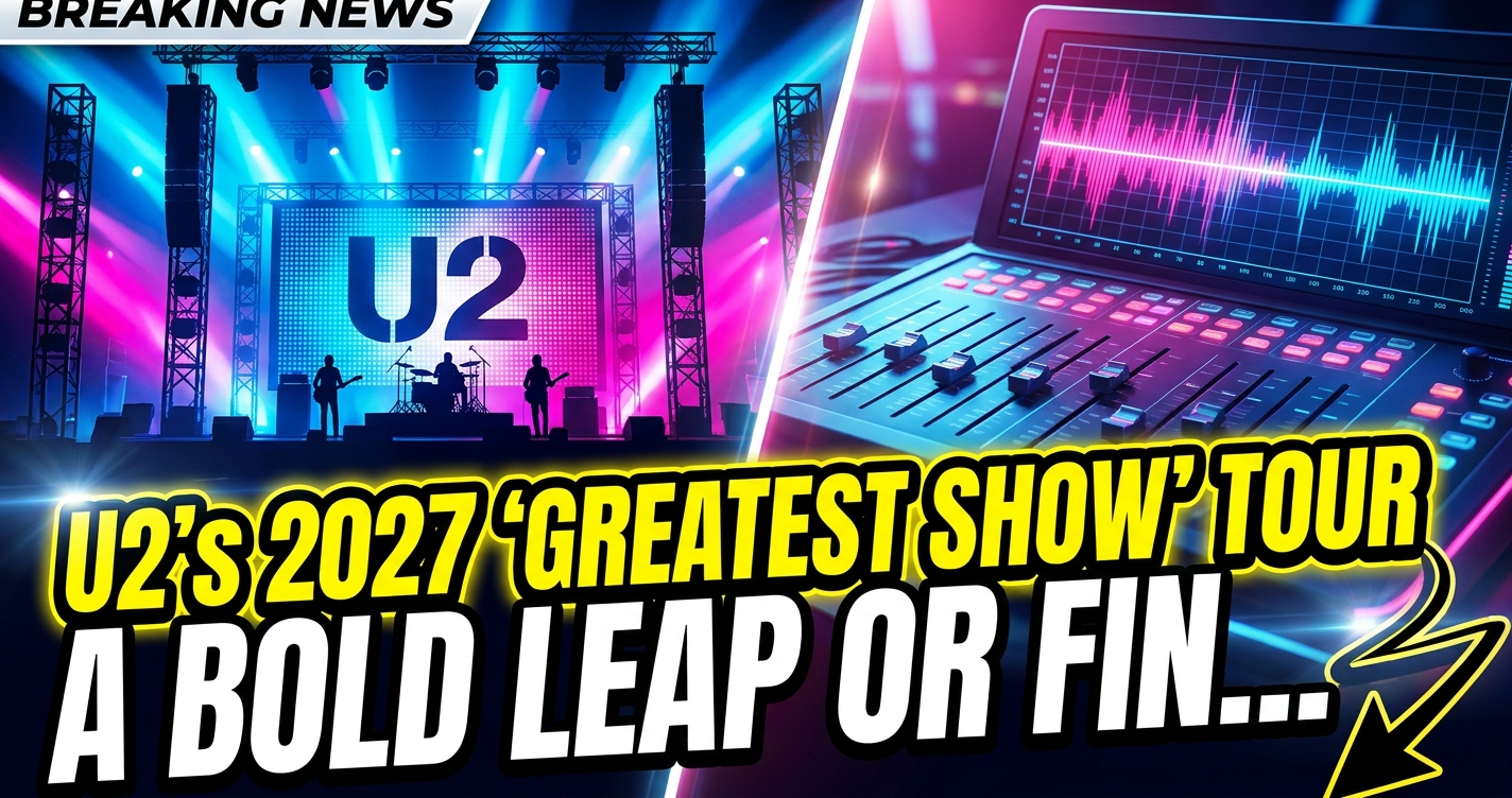 U2's 2027 'greatest show' tour: a bold leap or final spectacle? 1 U2's 2027 'greatest show' tour: a bold leap or final spectacle?