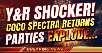 Y&r shocker! Coco spectra returns, parties explode in genoa city!