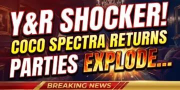 Y&r shocker! Coco spectra returns, parties explode in genoa city!