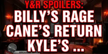 Y&r spoilers: billy's rage, cane's return, kyle's love mess!