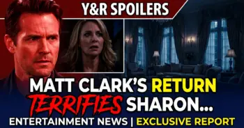 Y&r spoilers: matt clark's return terrifies sharon newman! Is history repeating?
